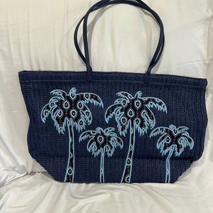 Vera Bradley Large Straw Tote